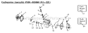 Page A Diagram and Parts List for HP28P  Weed Eater Trimmer